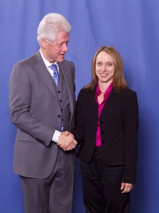 President Bill Clinton and Sheryl Chamberlain at 2011RSA Conference